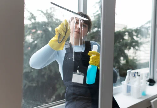 Nettoyage de vitres intérieures et extérieures à Amenucourt